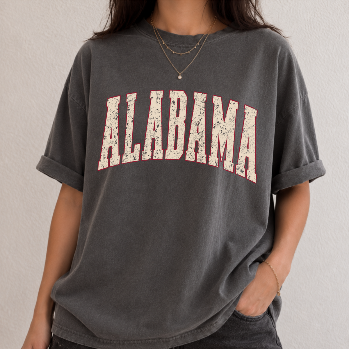 Alabama PNG Bundle | Retro Distressed Alabama Varsity PNG | Game Day Digital Download