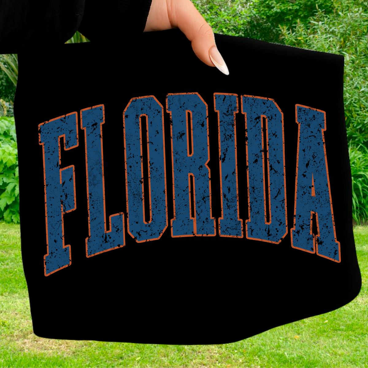 Vintage Florida PNG Bundle | Retro Distressed Varsity Lettering | Game Day Digital Download