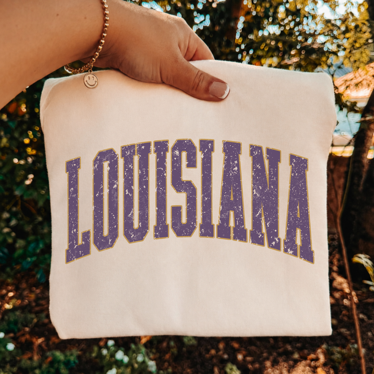 Vintage Louisiana PNG Bundle | Retro Distressed Varsity Lettering | Game Day Digital Download