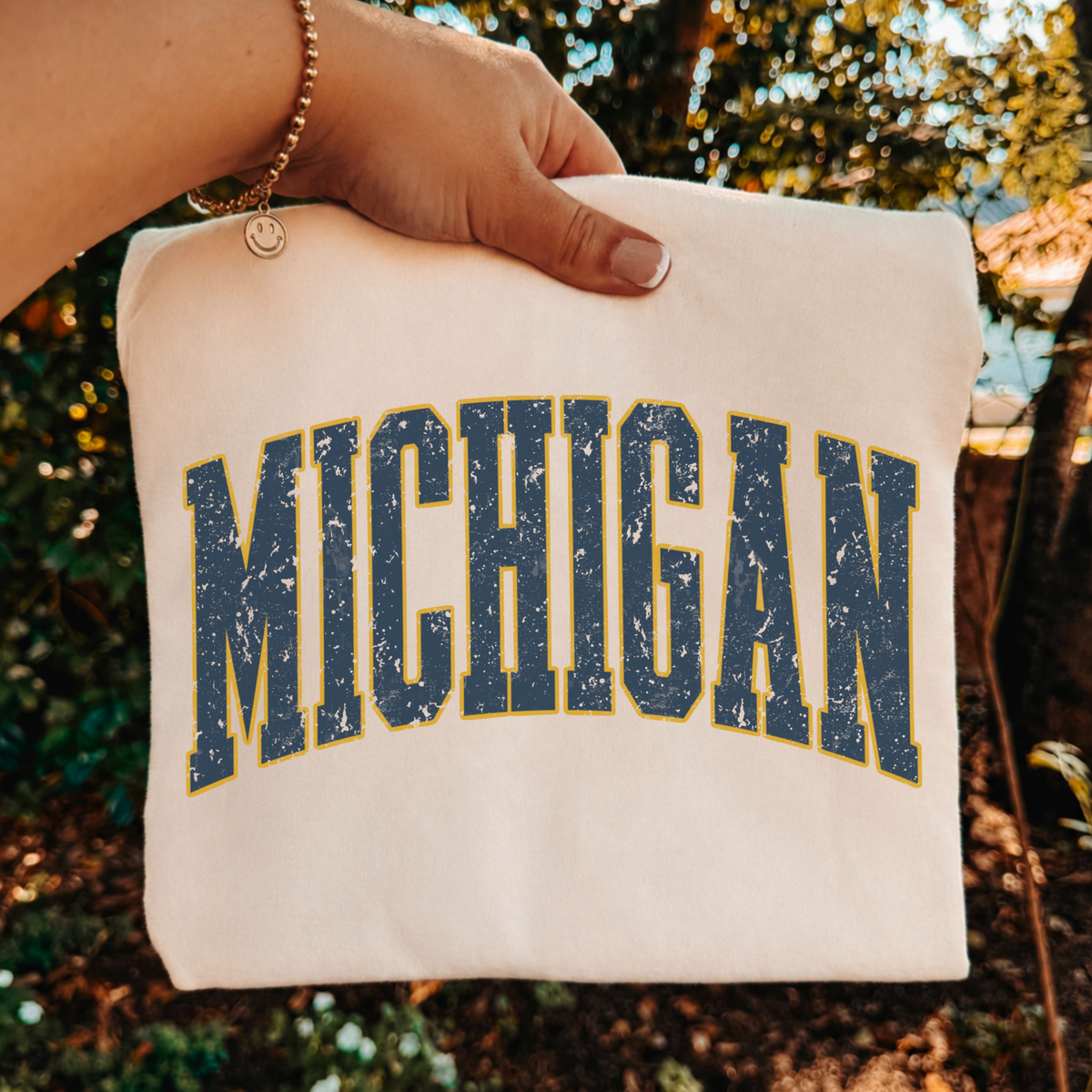 Vintage Michigan PNG Bundle | Retro Distressed Varsity Lettering | Game Day Digital Download