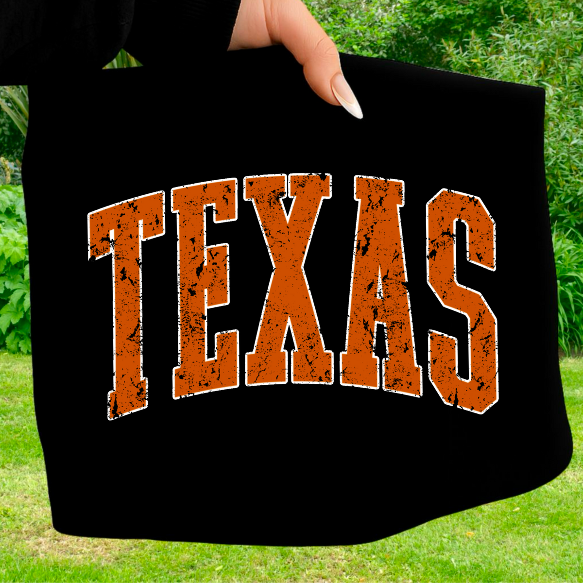 Texas PNG Bundle | 4 Retro Distressed Varsity Texas Designs | Digital Download